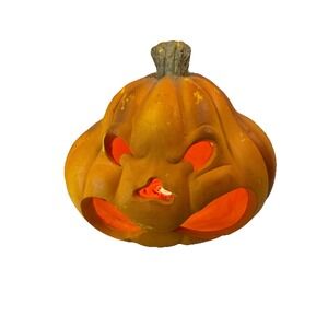 Vintage Trendmasters Casper Fatso Light-Up Foam Blow Mold 10" Pumpkin 1995